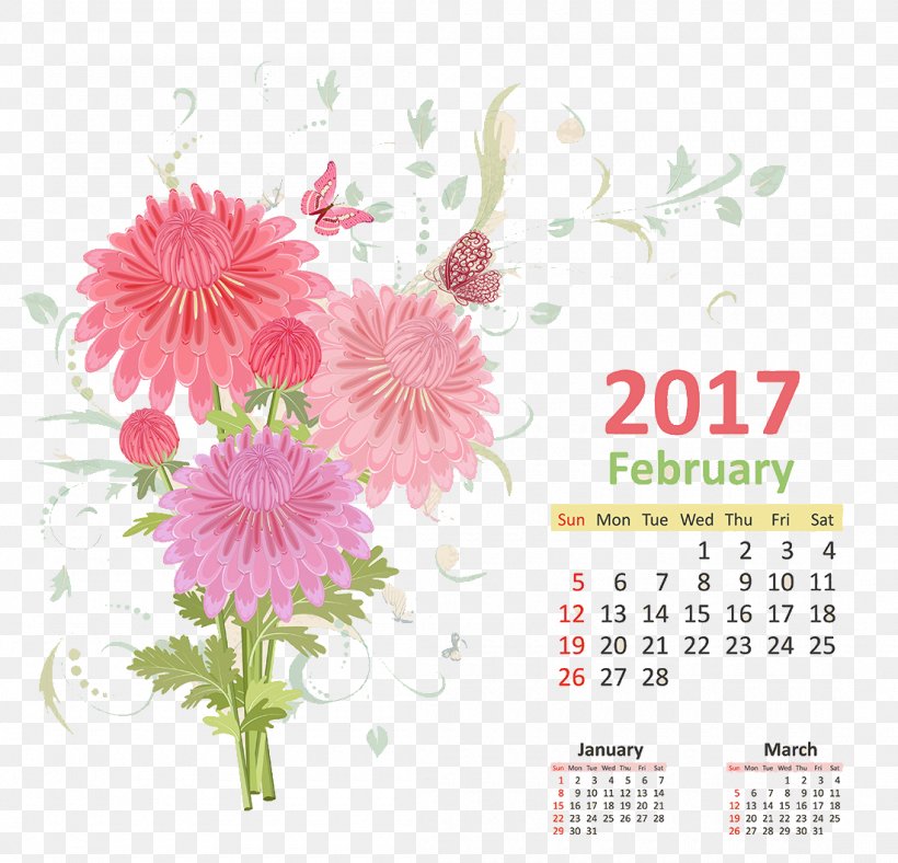 Calendar, PNG, 1100x1058px, Flower, Calendar, Chrysanthemum, Chrysanths, Cut Flowers Download Free