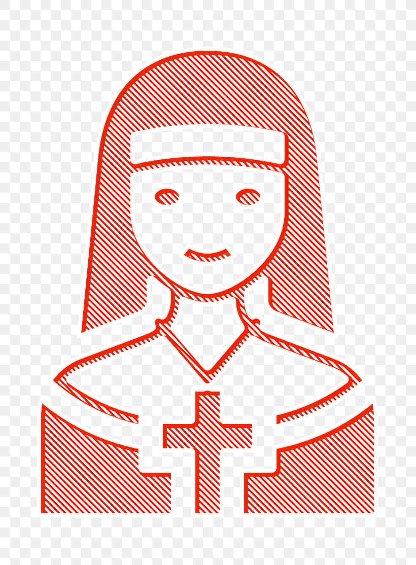 Occupation Woman Icon Nun Icon Christian Icon, PNG, 806x1114px, Occupation Woman Icon, Christian Icon, Head, Line, Line Art Download Free