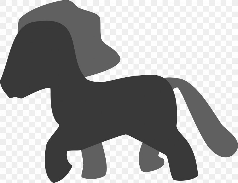 Pony Puppy Dog Breed Clip Art, PNG, 2400x1850px, Pony, Android, Black, Black And White, Carnivoran Download Free