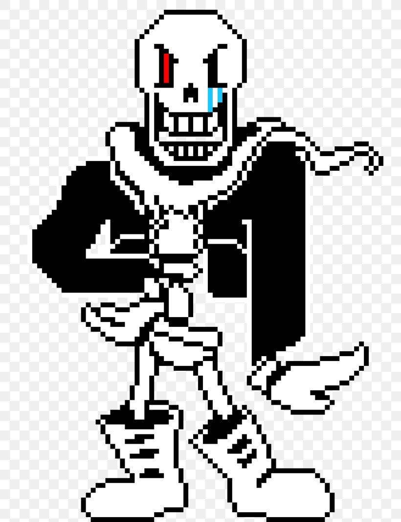 Undertale Paper Papyrus Sprite, PNG, 748x1067px, Undertale, Area, Art, Artwork, Black Download Free