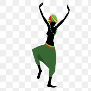 french african dancer clipart