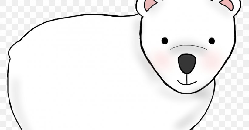 Bear Dog Snout Line Art Clip Art, PNG, 1200x630px, Watercolor, Cartoon, Flower, Frame, Heart Download Free