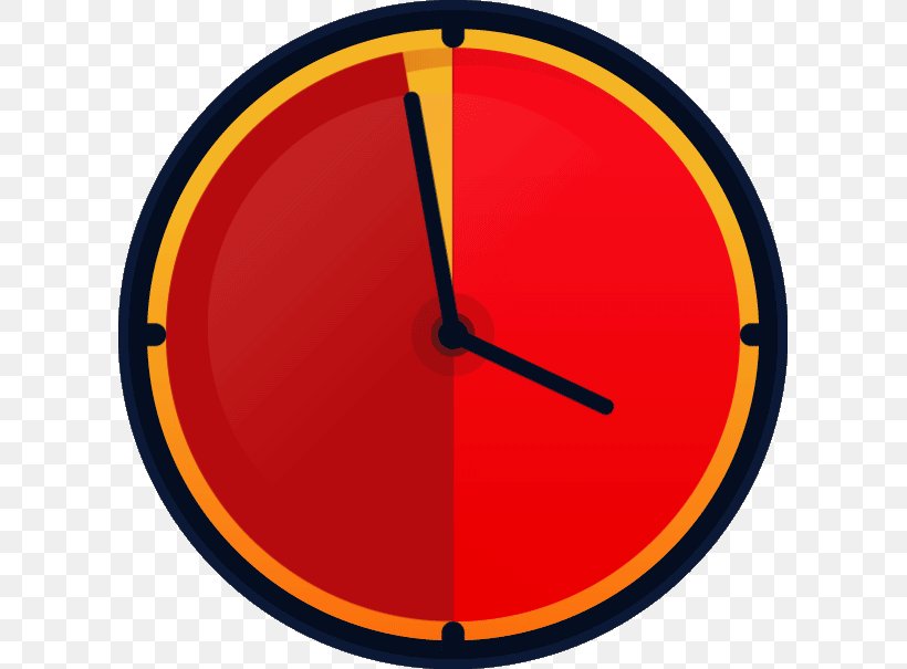 Circle Clip Art, PNG, 605x605px, Clock, Area, Home Accessories, Orange, Wall Clock Download Free