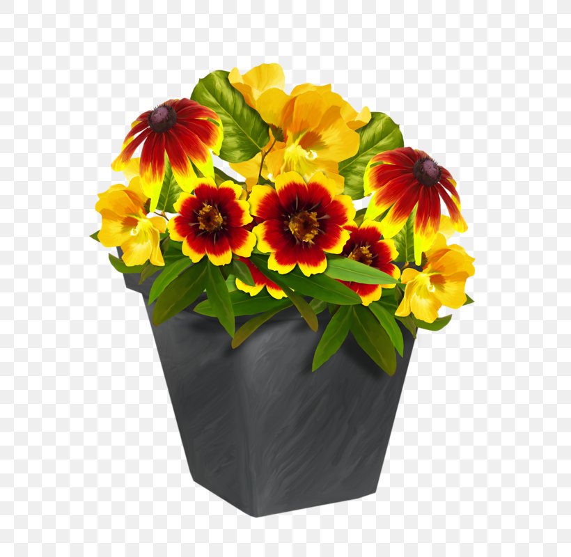 Floral Design Flowerpot Cut Flowers Yellow, PNG, 707x800px, Floral Design, Annual Plant, Artificial Flower, Crock, Cut Flowers Download Free
