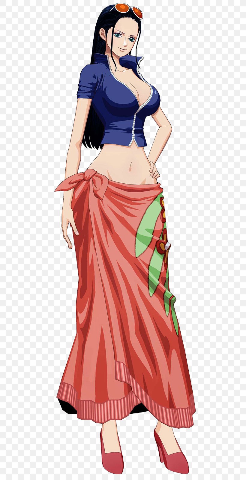 Nico Robin Nami Monkey D. Luffy One Piece: Unlimited World Red Nefertari Vivi, PNG, 800x1600px, Nico Robin, Abdomen, Art, Clothing, Costume Download Free