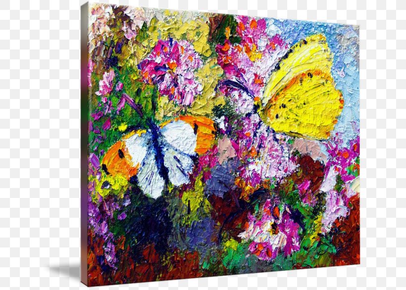 Butterfly Oil Painting Irises Impressionism, PNG, 650x586px, Butterfly, Acrylic Paint, Art, Artist, Canvas Download Free