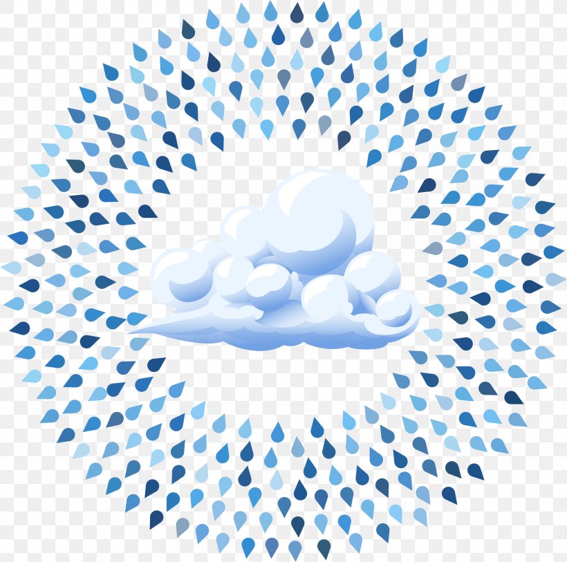 Clip Art Image Openclipart Illustration, PNG, 2356x2338px, Rain, Area, Blue, Cloud, Drop Download Free