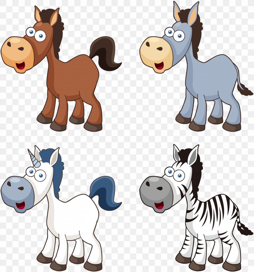 Horse Donkey Vector Graphics Clip Art Illustration, PNG, 3221x3459px, Horse, Animal Figure, Carnivoran, Cartoon, Cat Like Mammal Download Free