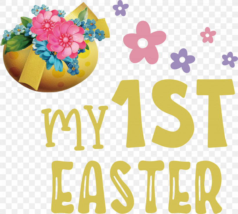 Happy Easter Day My 1st Easter, PNG, 3000x2697px, Happy Easter Day, Logo, M, Meter, My 1st Easter Download Free