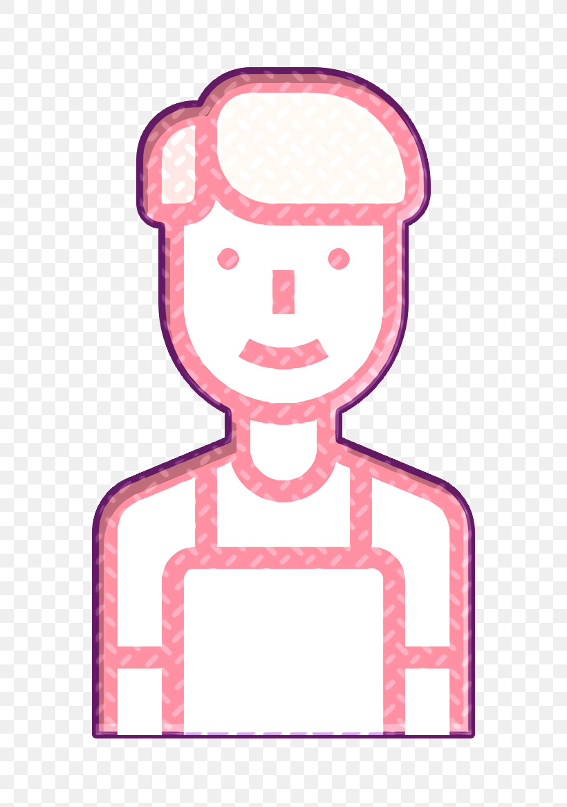 Barista Icon Career Icon, PNG, 668x1166px, Barista Icon, Career Icon, Cartoon, Pink Download Free