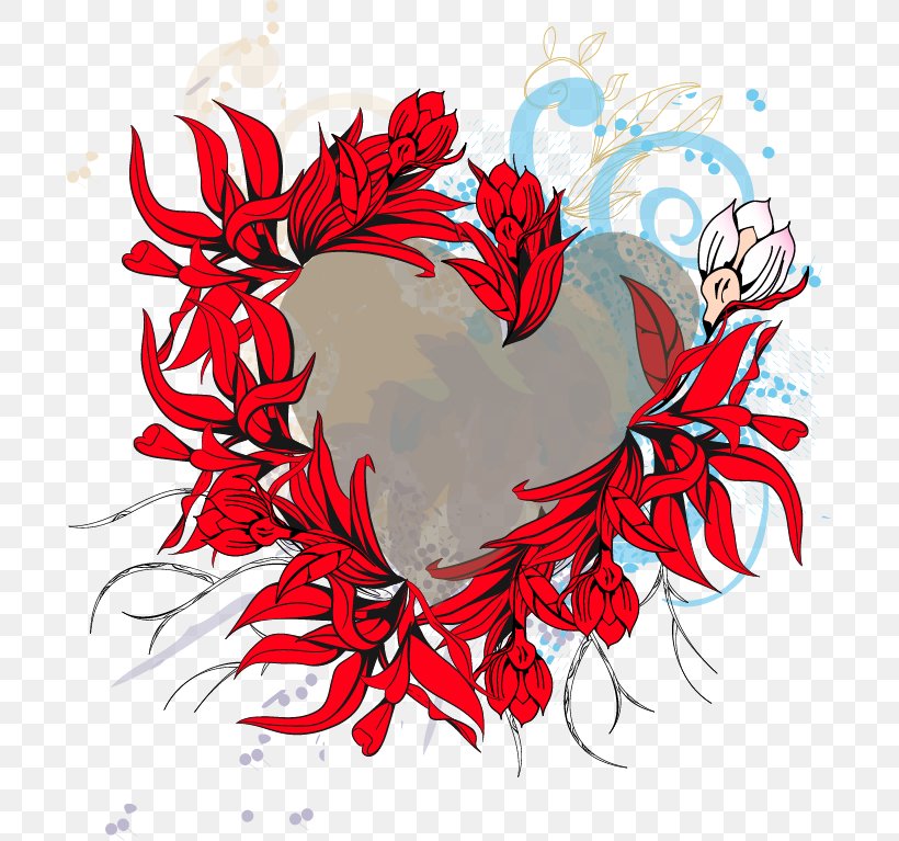 Love Clip Art, PNG, 697x767px, Watercolor, Cartoon, Flower, Frame, Heart Download Free