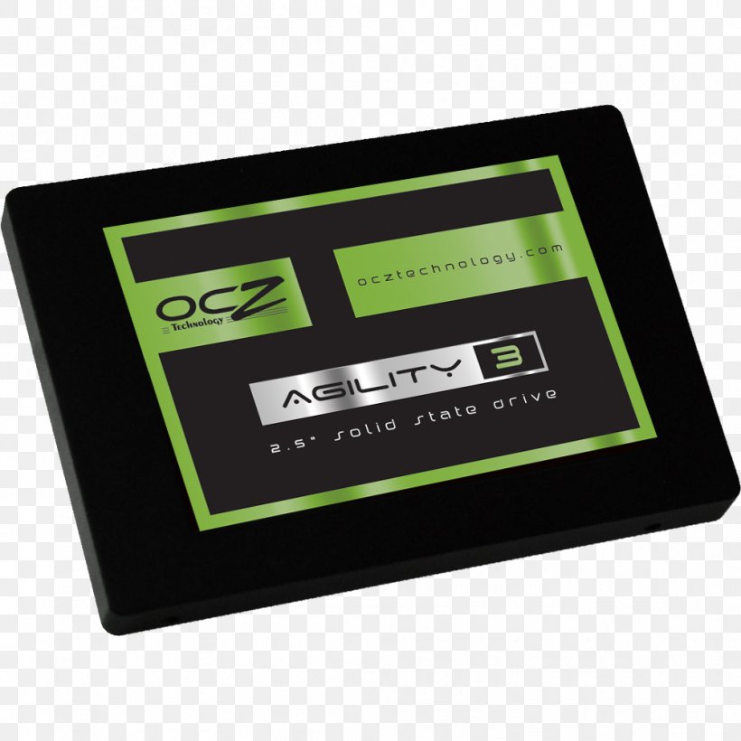 OCZ Agility 3 Series SATA SSD Solid-state Drive Serial ATA Hard Drives, PNG, 1002x1002px, Ocz, Brand, Computer Component, Computer Hardware, Data Storage Download Free