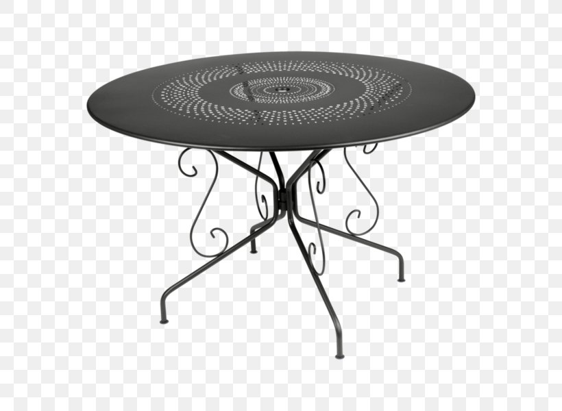 Table Garden Furniture Metal Fermob SA, PNG, 600x600px, Table, Aluminium, Chair, Family Room, Fermob Sa Download Free