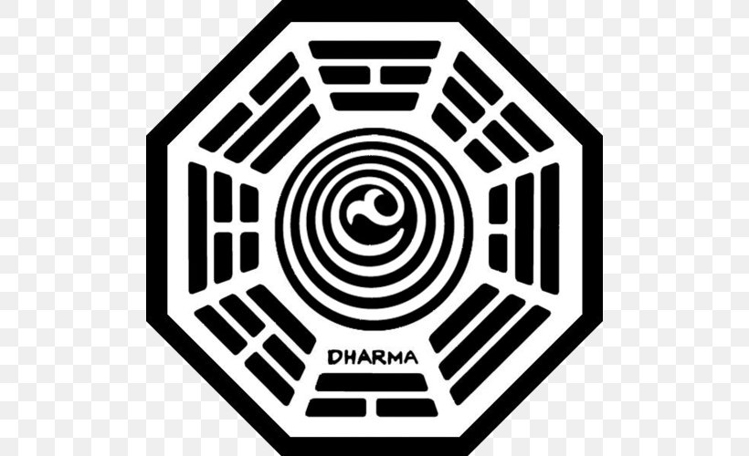 Dharma Initiative Kate Austen Pierre Chang Lostpedia Hanso Foundation, PNG, 500x500px, Dharma Initiative, Area, Black And White, Black Widow, Brand Download Free