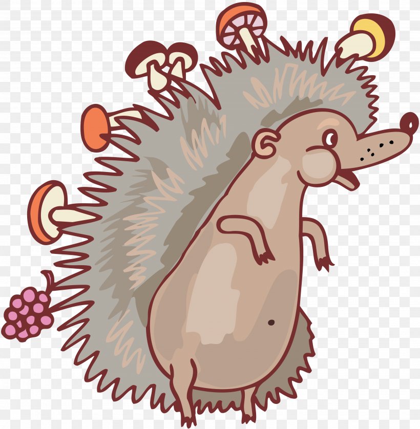 European Hedgehog Clip Art, PNG, 3695x3779px, Watercolor, Cartoon, Flower, Frame, Heart Download Free