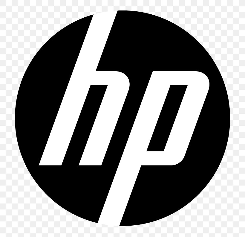 Hewlett-Packard Logo Hewlett Packard Enterprise, PNG, 792x792px, Hewlettpackard, Area, Black And White, Brand, Computer Download Free