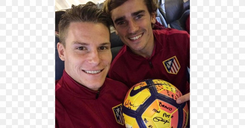 Kevin Gameiro Antoine Griezmann Atlético Madrid 2017–18 La Liga Football, PNG, 1200x630px, Kevin Gameiro, Antoine Griezmann, Atletico Madrid, Ball, Facial Hair Download Free