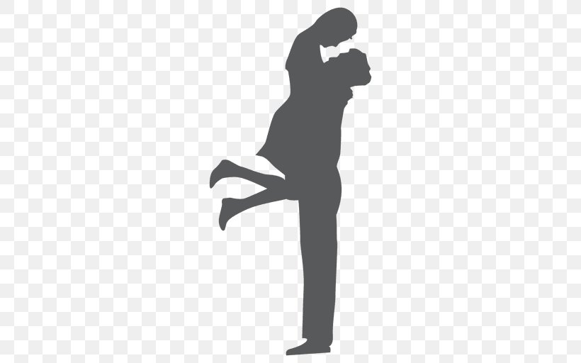 Silhouette Couple Love, PNG, 512x512px, Silhouette, Arm, Black And White, Couple, Finger Download Free