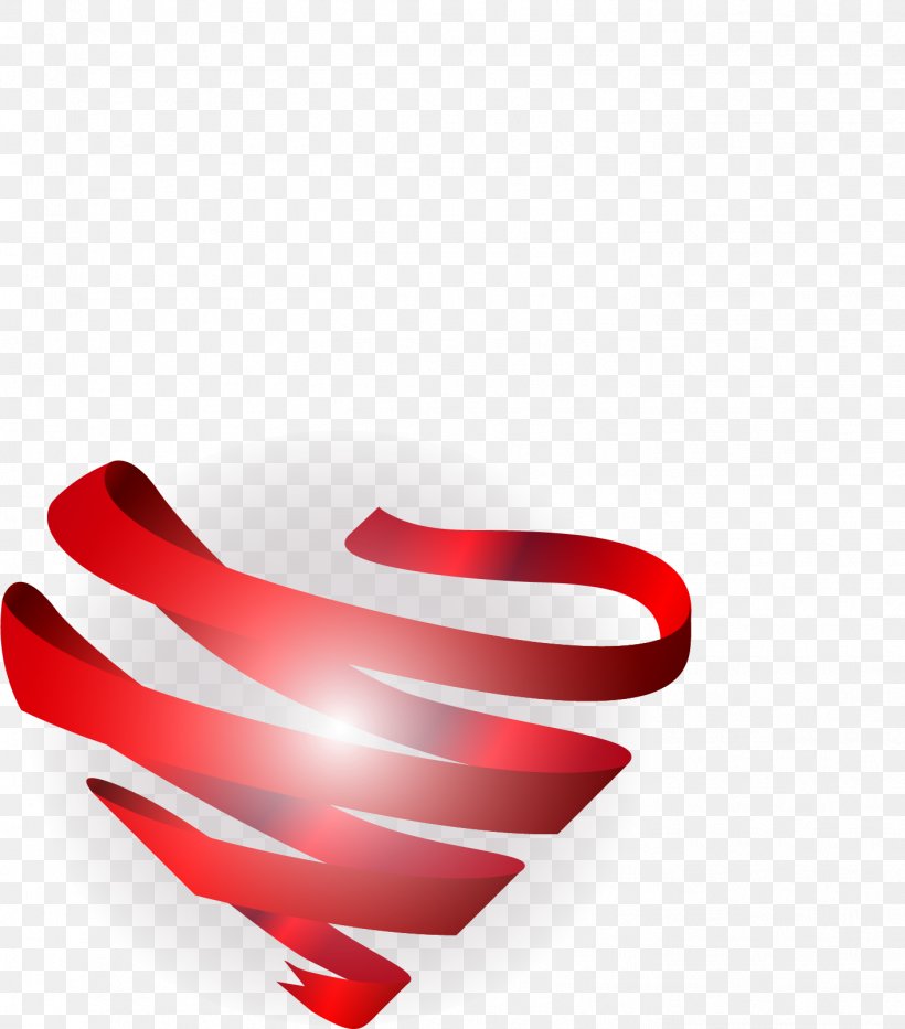 Vector Painted Red Ribbon Love, PNG, 1414x1610px, Aids, Close Up, December 1, Disease, Health Download Free