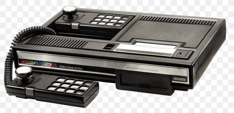 ColecoVision Video Game Consoles Retrogaming Home Video Game Console, PNG, 3300x1600px, Colecovision, Arcade Game, Atari, Coleco, Coleco Adam Download Free