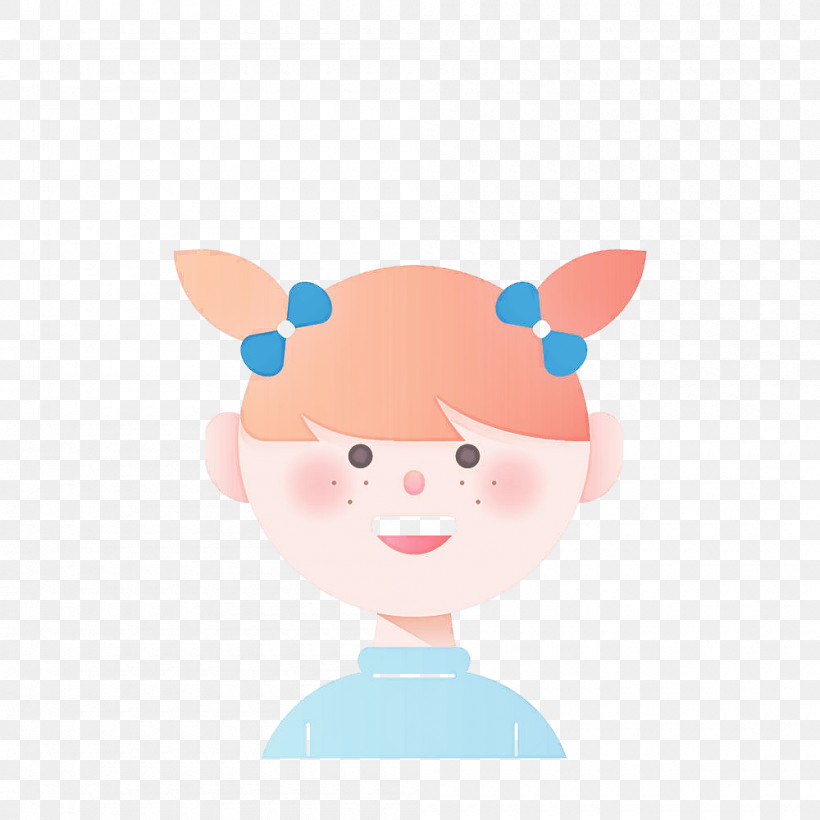 Cartoon Turquoise Pink Nose Animation, PNG, 1000x1000px, Cartoon, Animation, Ear, Nose, Pink Download Free