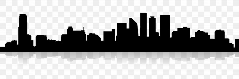 Cities: Skylines Silhouette Clip Art, PNG, 4000x1333px, Cities Skylines, Art, Black And White, Brand, City Download Free