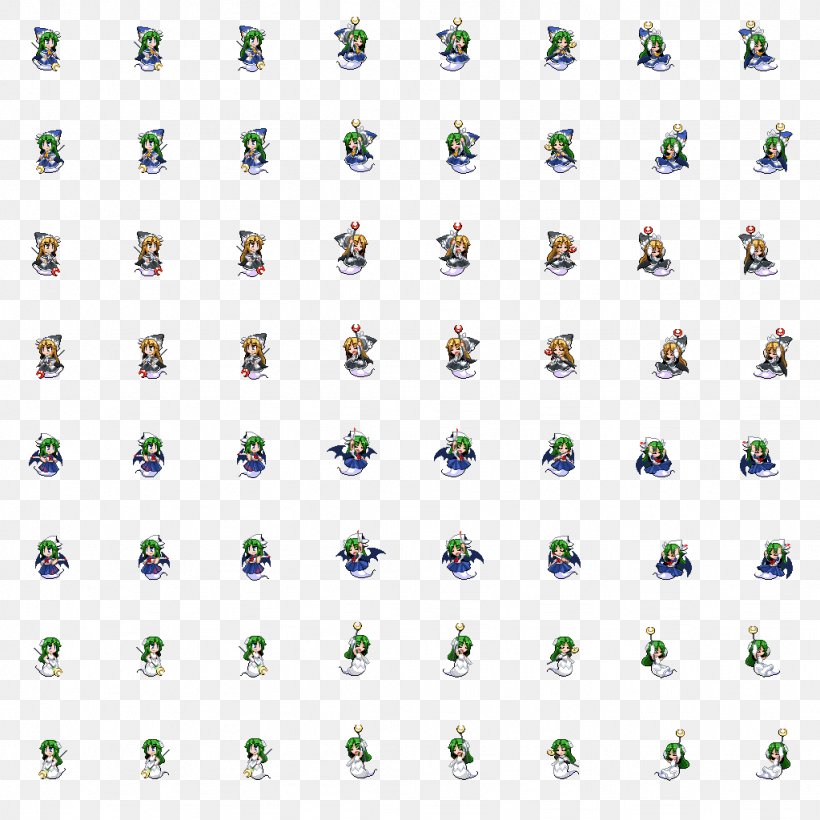 Donkey Kong Country Sprite Character Animation, PNG, 1024x1024px, Donkey Kong Country, Animation, Character, Cirno, Copying Download Free