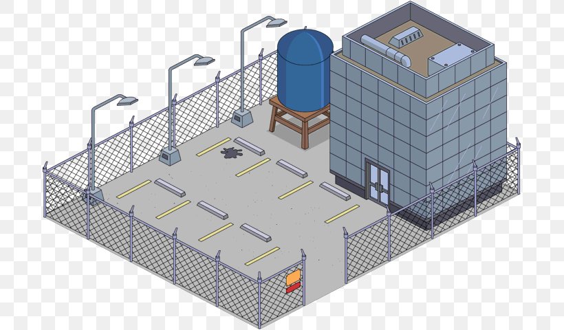 The Simpsons: Tapped Out Mr. Burns Bart Simpson The Simpsons Game Building, PNG, 698x480px, Simpsons Tapped Out, Bart Simpson, Building, Cooling Tower, Machine Download Free
