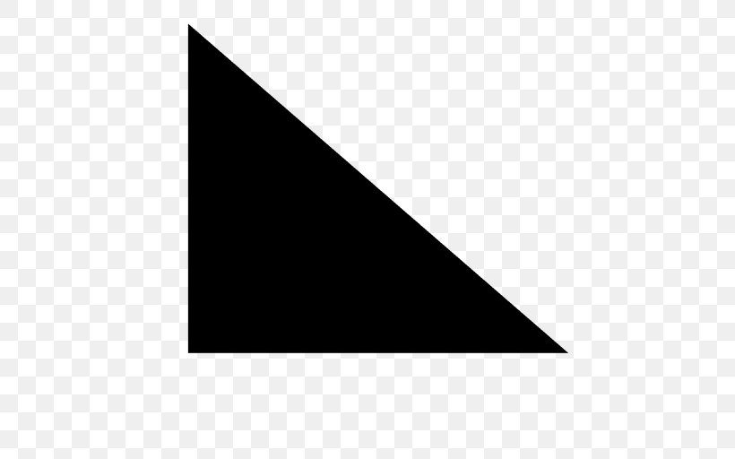 Triangle Geometric Shape, PNG, 512x512px, Triangle, Black, Black And White, Black Triangle, Geometric Shape Download Free