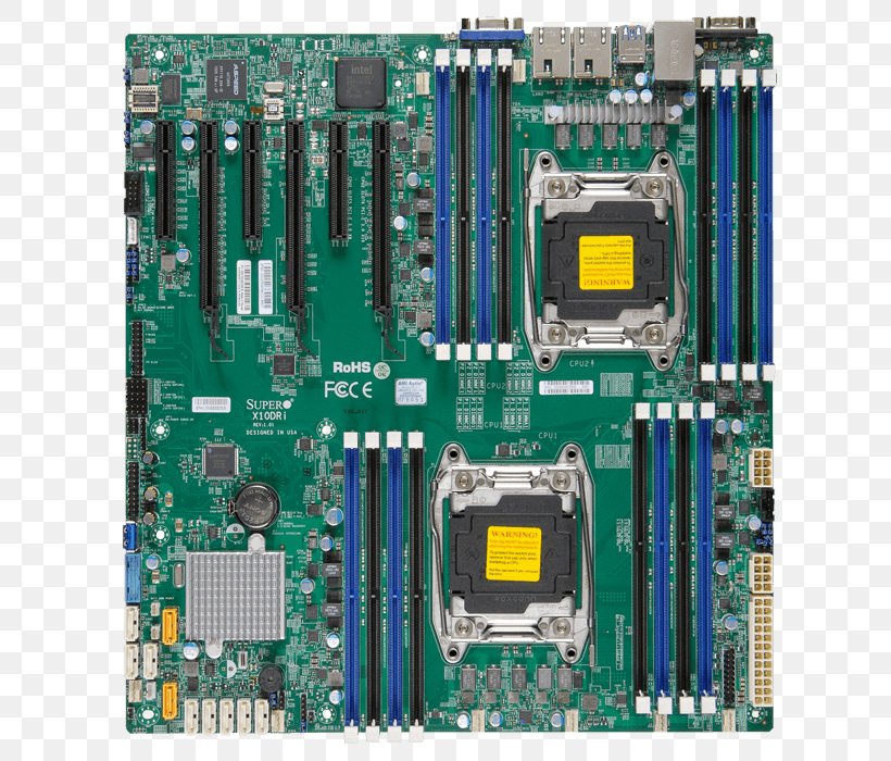 LGA 2011 PCI Express Motherboard DDR4 SDRAM Supermicro X10DRi, PNG, 700x700px, Lga 2011, Atx, Computer Component, Computer Hardware, Computer Network Download Free