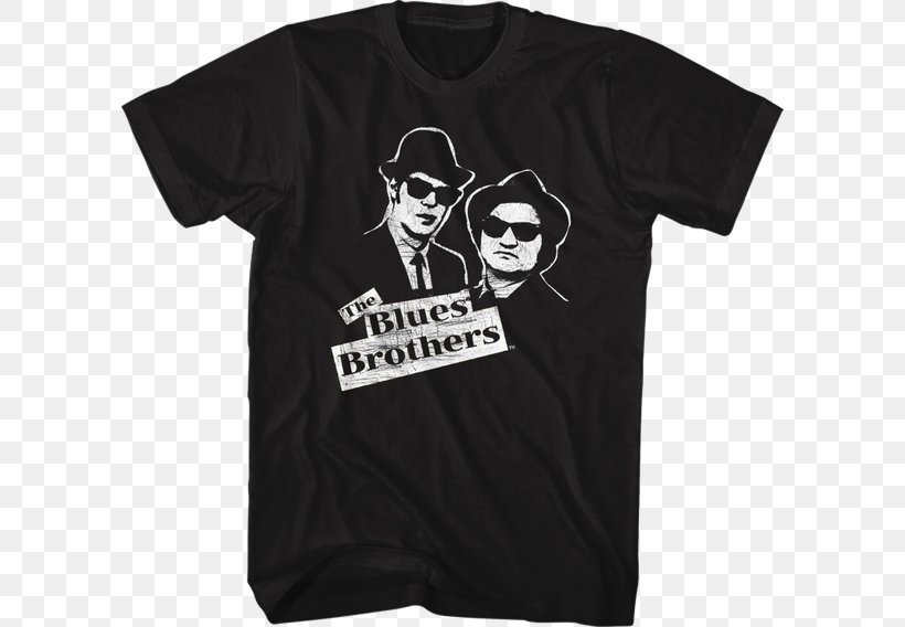 T-shirt The Blues Brothers 'Joliet' Jake Blues Film, PNG, 600x568px, Tshirt, Black, Blues, Blues Brothers, Brand Download Free