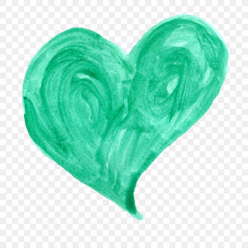 Watercolor Painting Heart Photography, PNG, 850x850px, Watercolor Painting, Art, Blue, Green, Heart Download Free