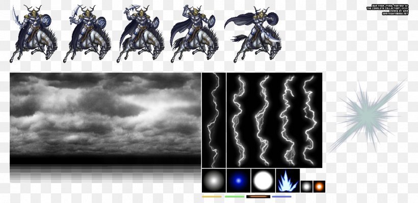 Final Fantasy IV: The Complete Collection PSP Database Desktop Wallpaper, PNG, 1118x545px, Psp, Bahamut, Black And White, Computer, Database Download Free
