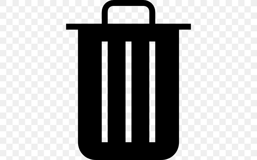 Rubbish Bins & Waste Paper Baskets Recycling Symbol, PNG, 512x512px, Rubbish Bins Waste Paper Baskets, Black, Black And White, Brand, Interface Download Free