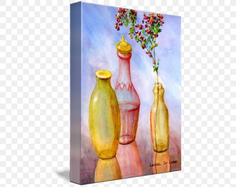 Still Life Photography Glass Bottle Vase Watercolor Painting, PNG, 451x650px, Still Life, Acrylic Paint, Acrylic Resin, Art, Artwork Download Free