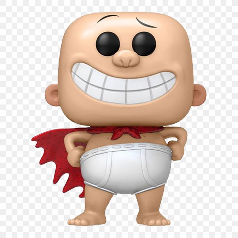 Captain Underpants And The Perilous Plot Of Professor Poopypants Funko Action & Toy Figures, PNG, 1000x1000px, Watercolor, Cartoon, Flower, Frame, Heart Download Free
