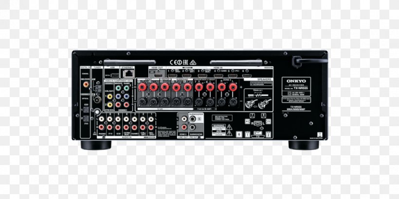 Onkyo TX-NR656 Onkyo TX-NR555 AV Receiver Onkyo TX-NR777, PNG, 976x488px, Onkyo Txnr656, Amplifier, Audio, Audio Equipment, Audio Power Amplifier Download Free