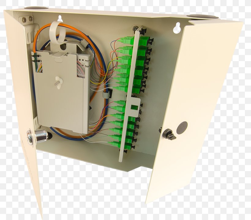 Optical Fiber Cable Electrical Enclosure 19-inch Rack, PNG, 800x720px, 19inch Rack, Optical Fiber, Cable Management, Computer Component, Electrical Cable Download Free