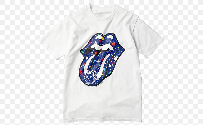 T-shirt The Rolling Stones A Bathing Ape Brand Billionaire Boys Club, PNG, 522x506px, Tshirt, Bathing Ape, Billionaire Boys Club, Blue, Bluza Download Free