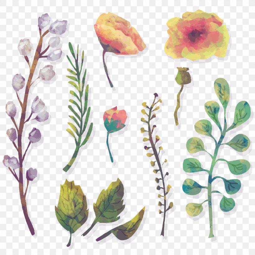 Watercolor: Flowers Watercolour Flowers Watercolor Painting, PNG, 1500x1500px, Watercolor Flowers, Color, Cut Flowers, Flora, Floral Design Download Free