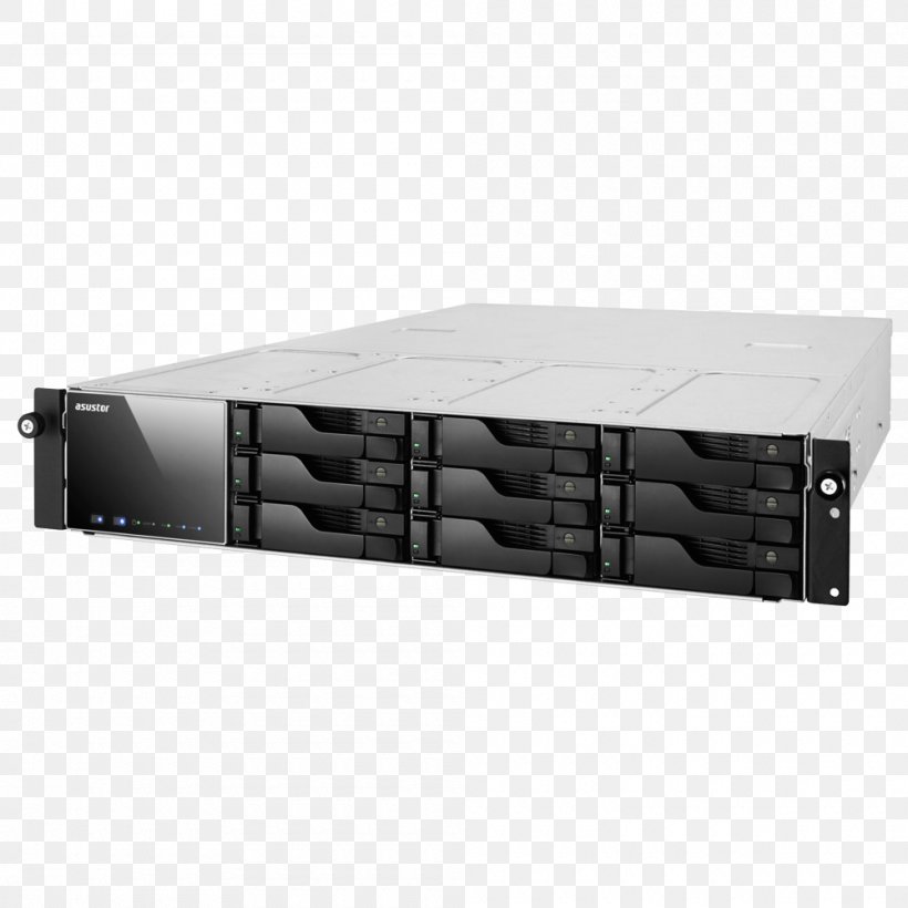 Intel Network Storage Systems ASUSTOR Inc. ASUSTOR AS-7012RDX NAS Server, PNG, 1000x1000px, Intel, Asustor Inc, Celeron, Ddr3 Sdram, Disk Array Download Free