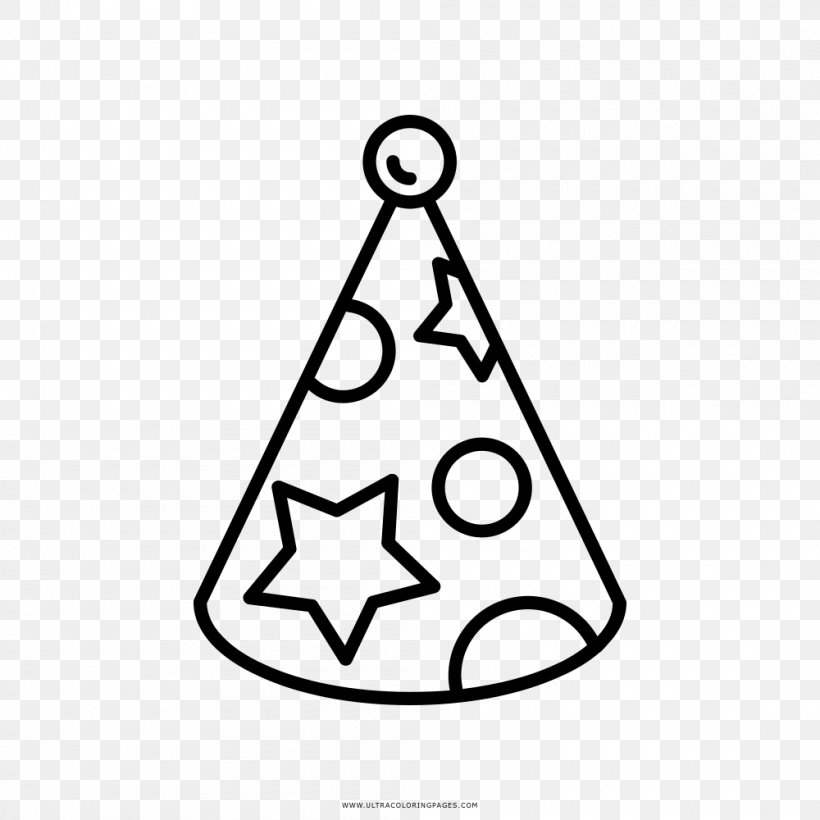 Party Hat Drawing Birthday Clip Art, PNG, 1000x1000px, Party Hat, Area, Banquet, Birthday, Black And White Download Free