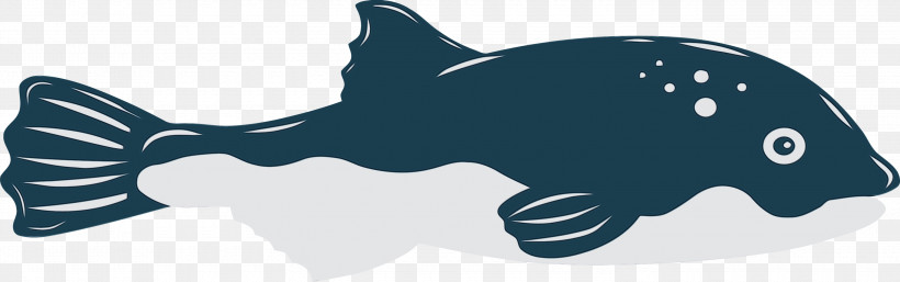 Cat Whiskers Snout Dog Dolphin, PNG, 3000x942px, Watercolor, Black, Cat, Cobalt Blue, Dog Download Free