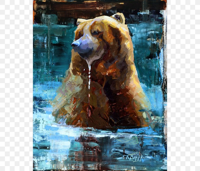 Grizzly Bear Watercolor Painting, PNG, 623x700px, Grizzly Bear, Art, Bear, Brown Bear, Carnivoran Download Free