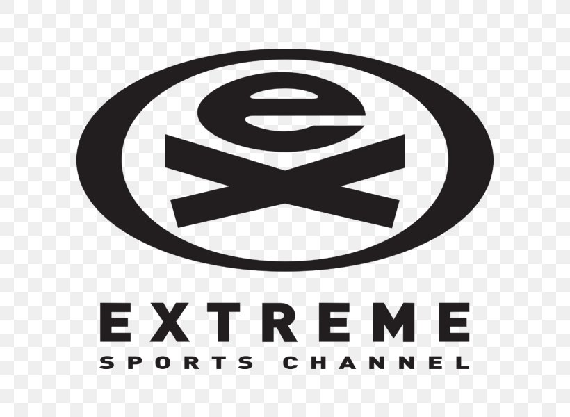 Logo Extreme Sports Channel Television, PNG, 800x600px, Logo, Area, Black And White, Brand, Emblem Download Free