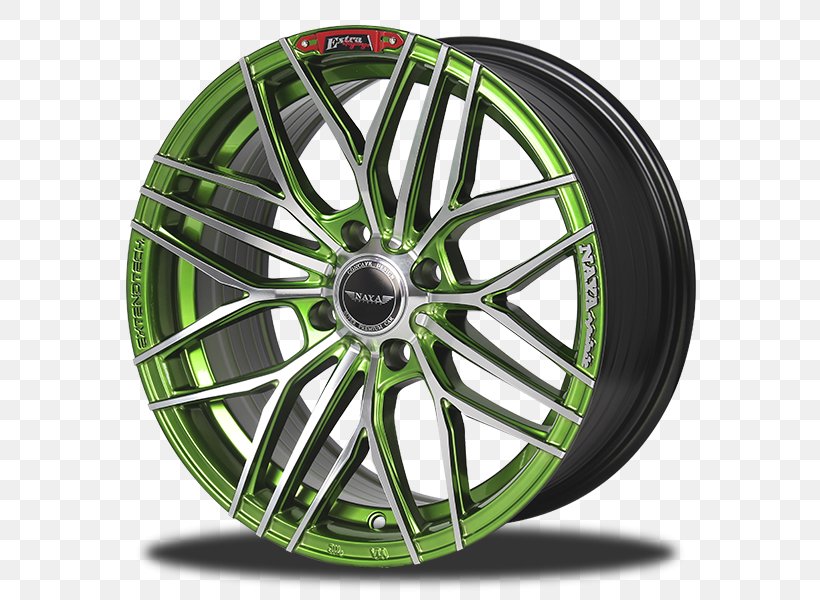 Alloy Wheel Spoke Tire Green, PNG, 600x600px, Alloy Wheel, Alloy, Auto Part, Automotive Tire, Automotive Wheel System Download Free