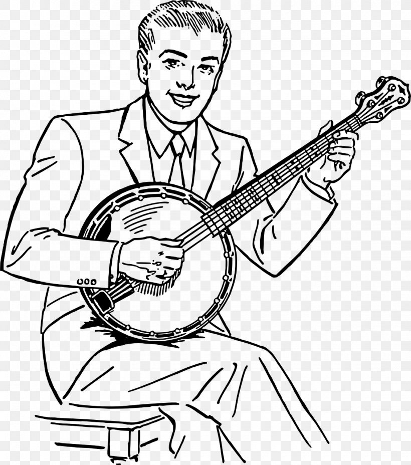 Banjo Bluegrass Musical Instruments Foggy Mountain Breakdown, PNG, 1130x1280px, Watercolor, Cartoon, Flower, Frame, Heart Download Free