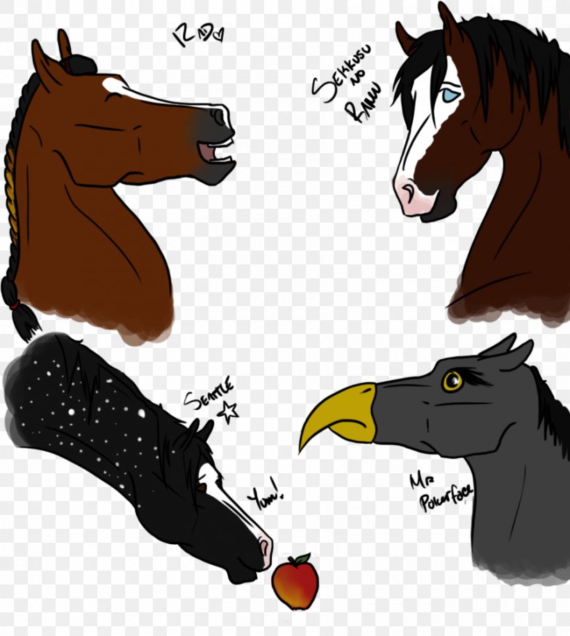 Mustang Stallion Mane Donkey Halter, PNG, 900x1004px, Mustang, Beak, Carnivora, Carnivoran, Cartoon Download Free