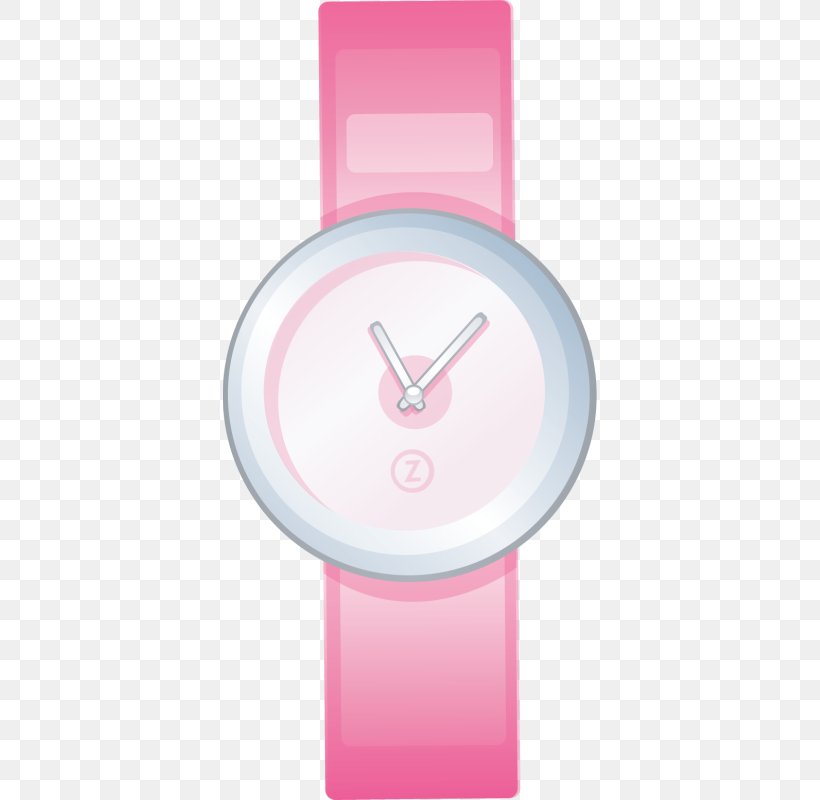 Pink Watch Gratis, PNG, 374x800px, Pink, Bracelet, Clock, Designer, Gratis Download Free