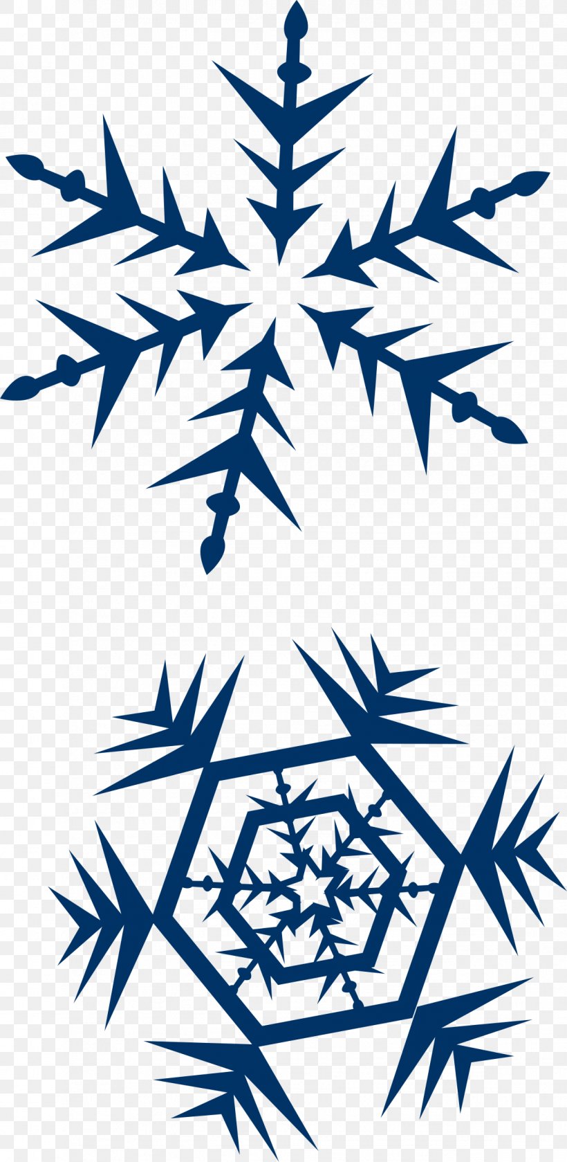 Snowflake Clip Art, PNG, 1172x2400px, Snowflake, Black And White, Blue, Branch, Crystal Download Free